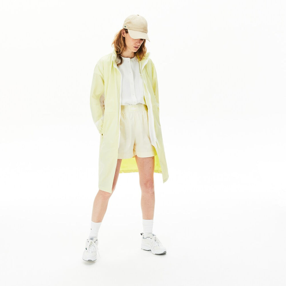 Wo  Water-Resistant Long Nylon Parka | Lacoste Womens