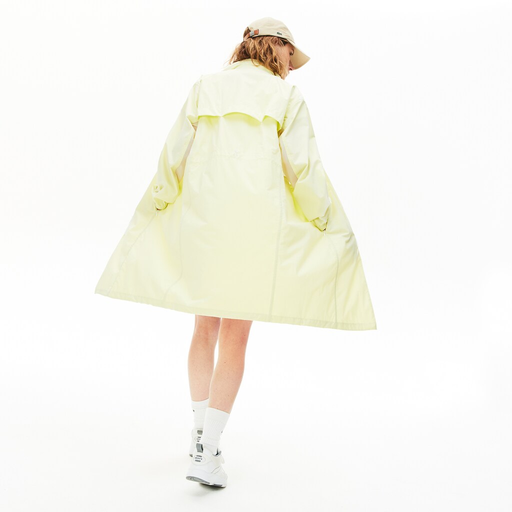 Wo  Water-Resistant Long Nylon Parka | Lacoste Womens
