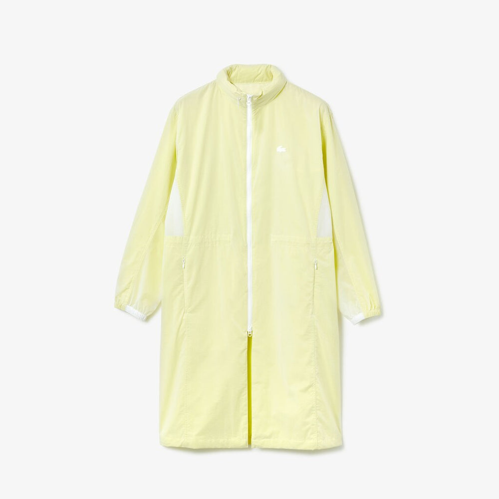 Wo  Water-Resistant Long Nylon Parka | Lacoste Womens