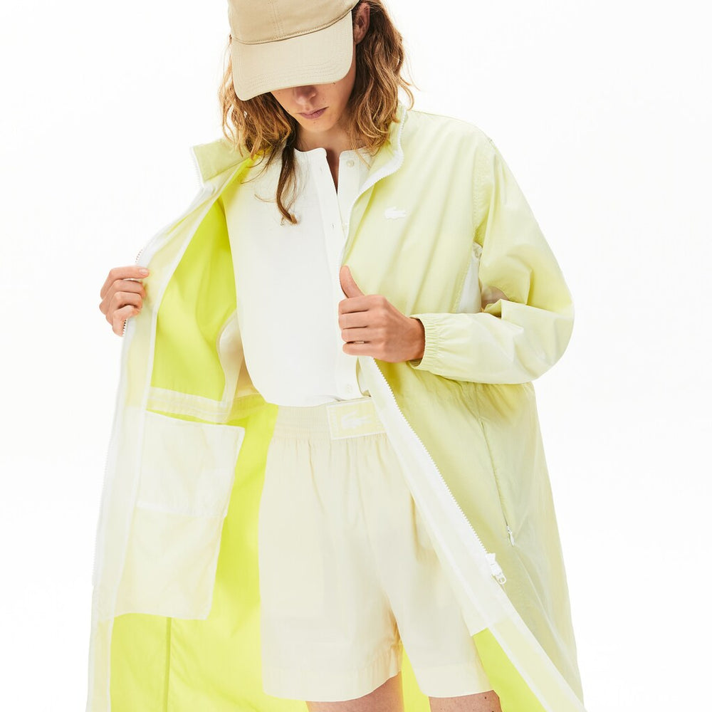 Wo  Water-Resistant Long Nylon Parka | Lacoste Womens