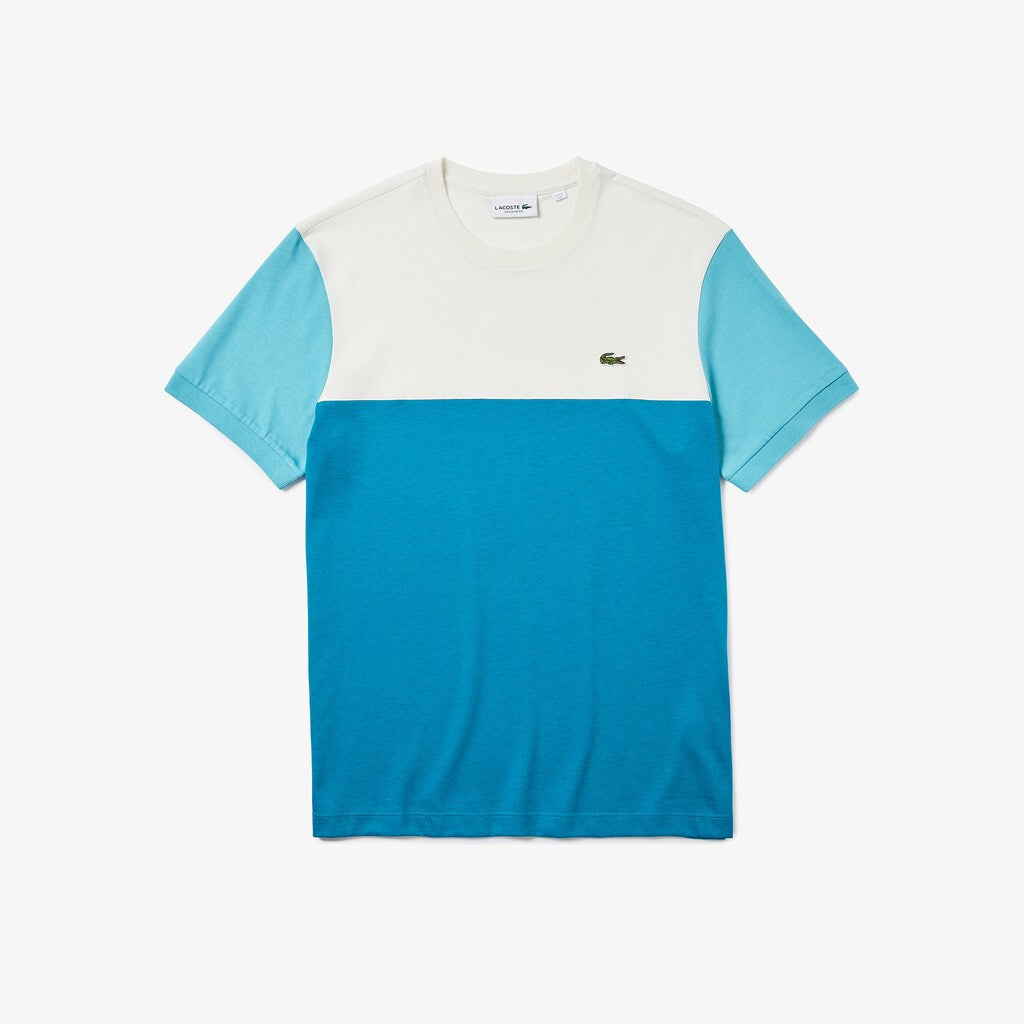 Colorblock Regular Fit Cotton Jersey T-shirt | Lacoste Mens