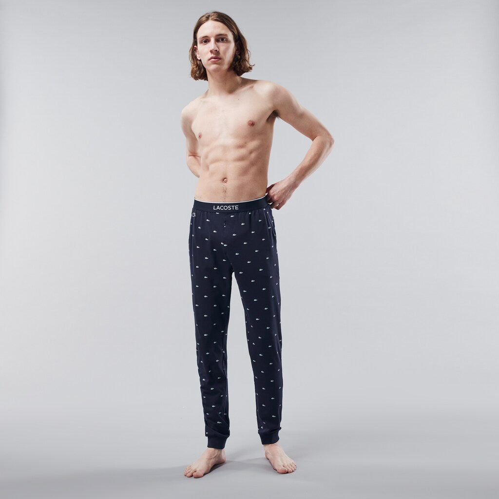 Printed Jersey Pyjama Trousers | Lacoste Mens