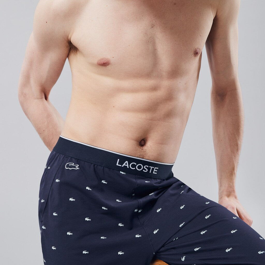 Printed Jersey Pyjama Trousers | Lacoste Mens