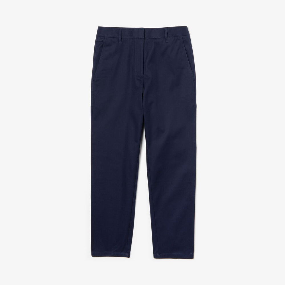 Wo  Relaxed Fit Cotton Chinos | Lacoste Womens
