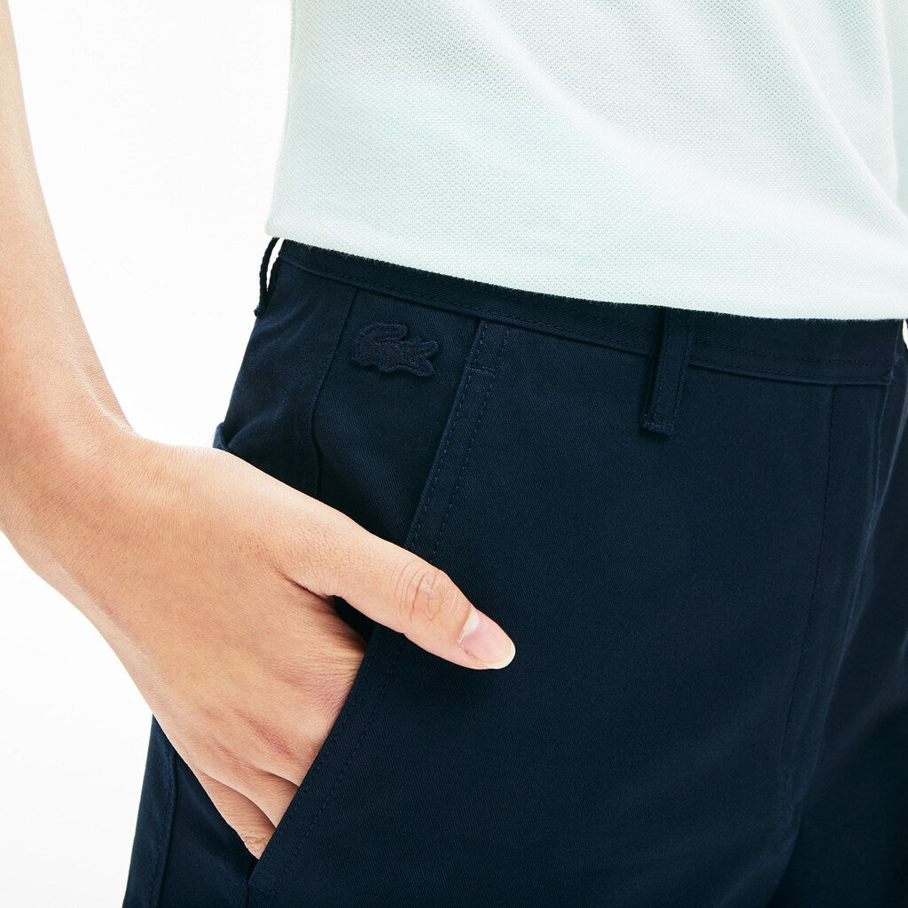 Wo  Relaxed Fit Cotton Chinos | Lacoste Womens