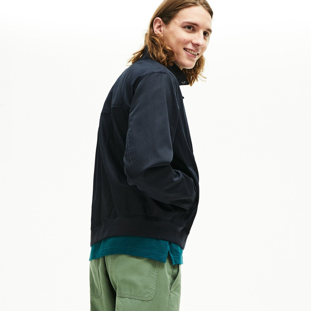 Lightweight Cotton Zip Harrington Jacket | Lacoste Mens