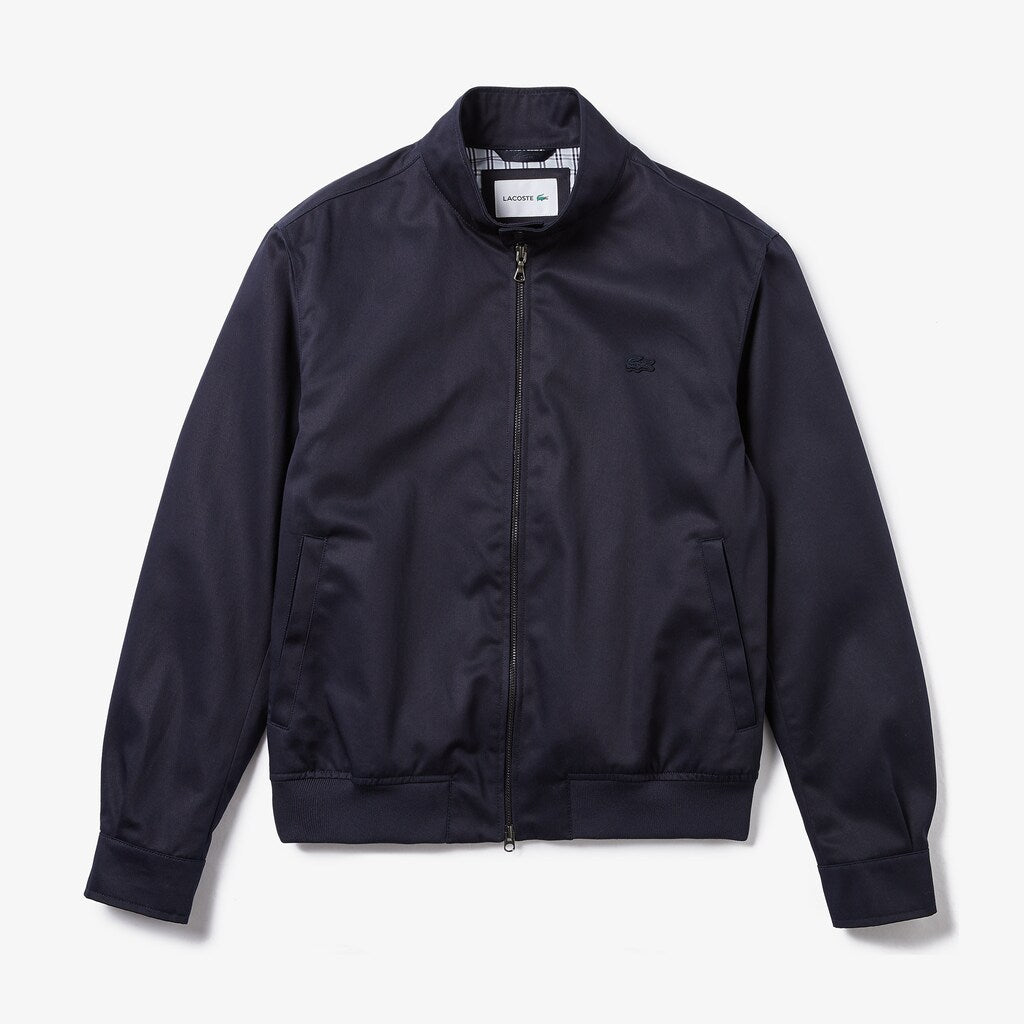 Lightweight Cotton Zip Harrington Jacket | Lacoste Mens