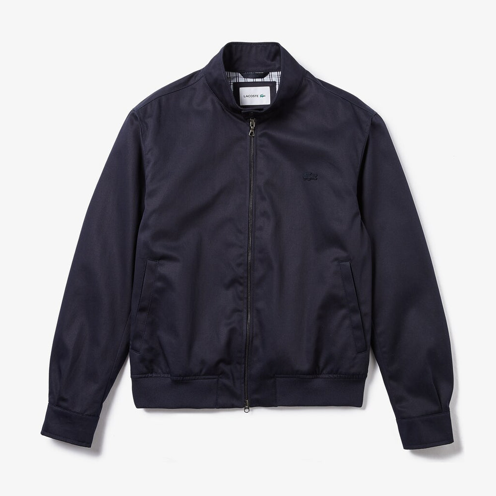 Lightweight Cotton Zip Harrington Jacket | Lacoste Mens