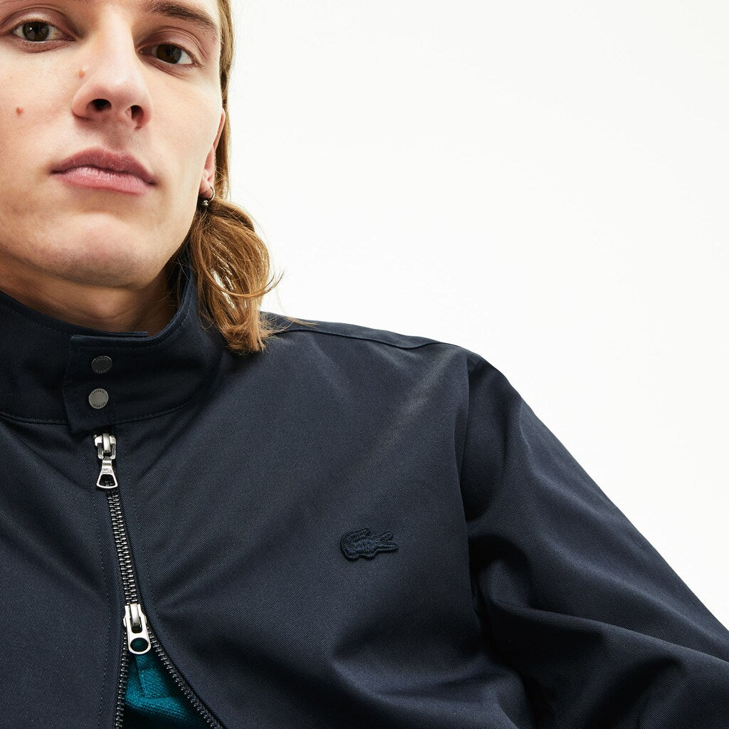 Lightweight Cotton Zip Harrington Jacket | Lacoste Mens