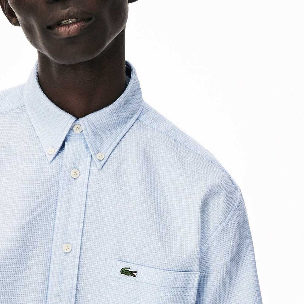 Short-Sleeved Lightweight Cotton Shirt | Lacoste Mens