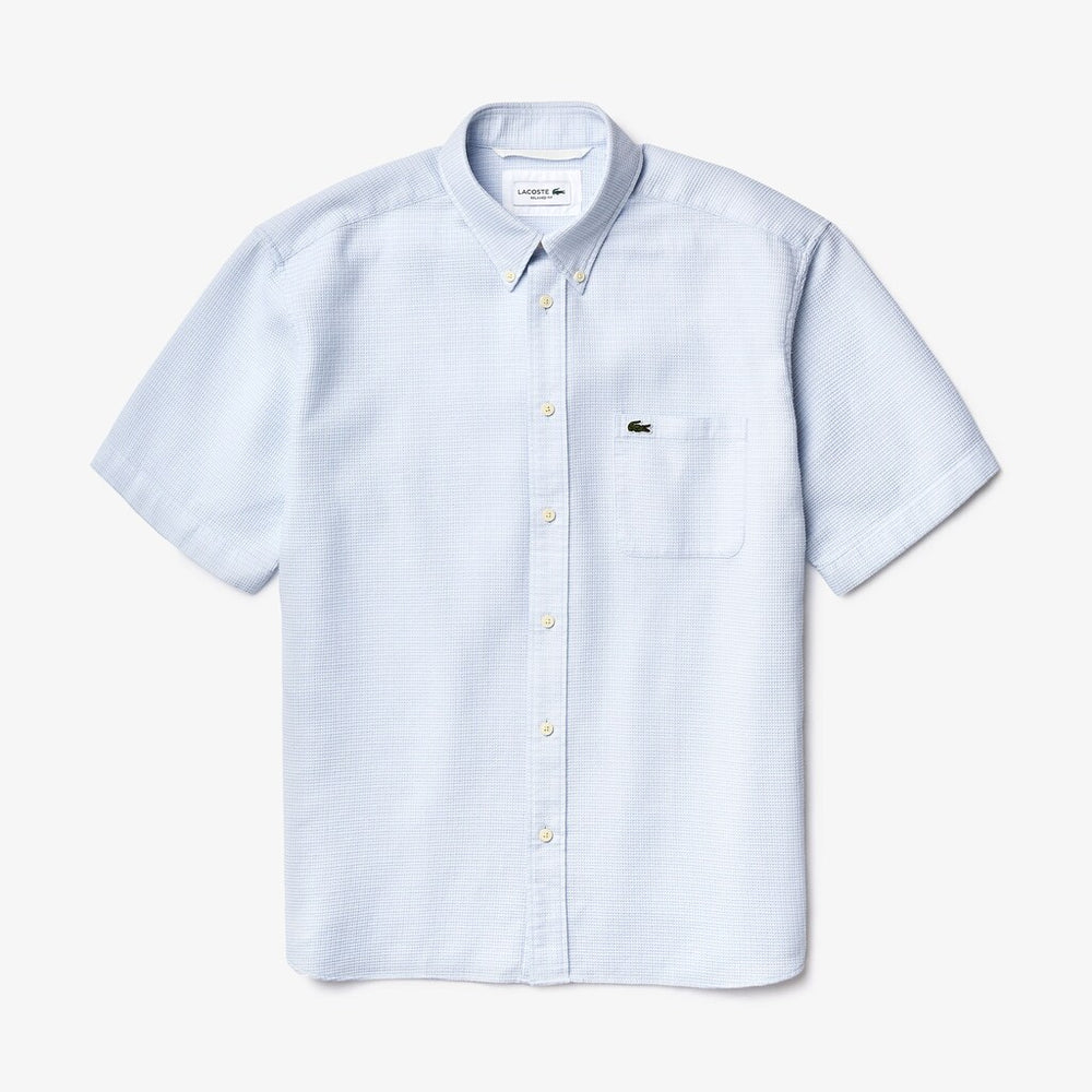 Short-Sleeved Lightweight Cotton Shirt | Lacoste Mens
