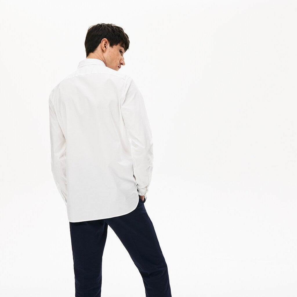 Soft Cotton Poplin Shirt | Lacoste Mens