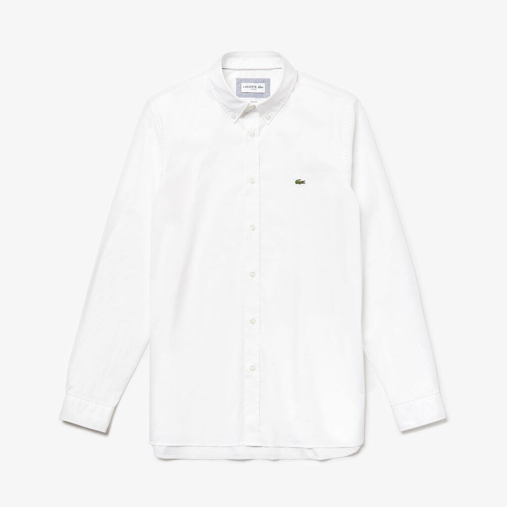 Soft Cotton Poplin Shirt | Lacoste Mens