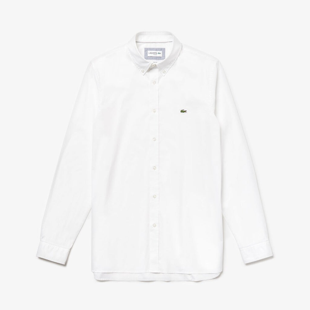Soft Cotton Poplin Shirt | Lacoste Mens