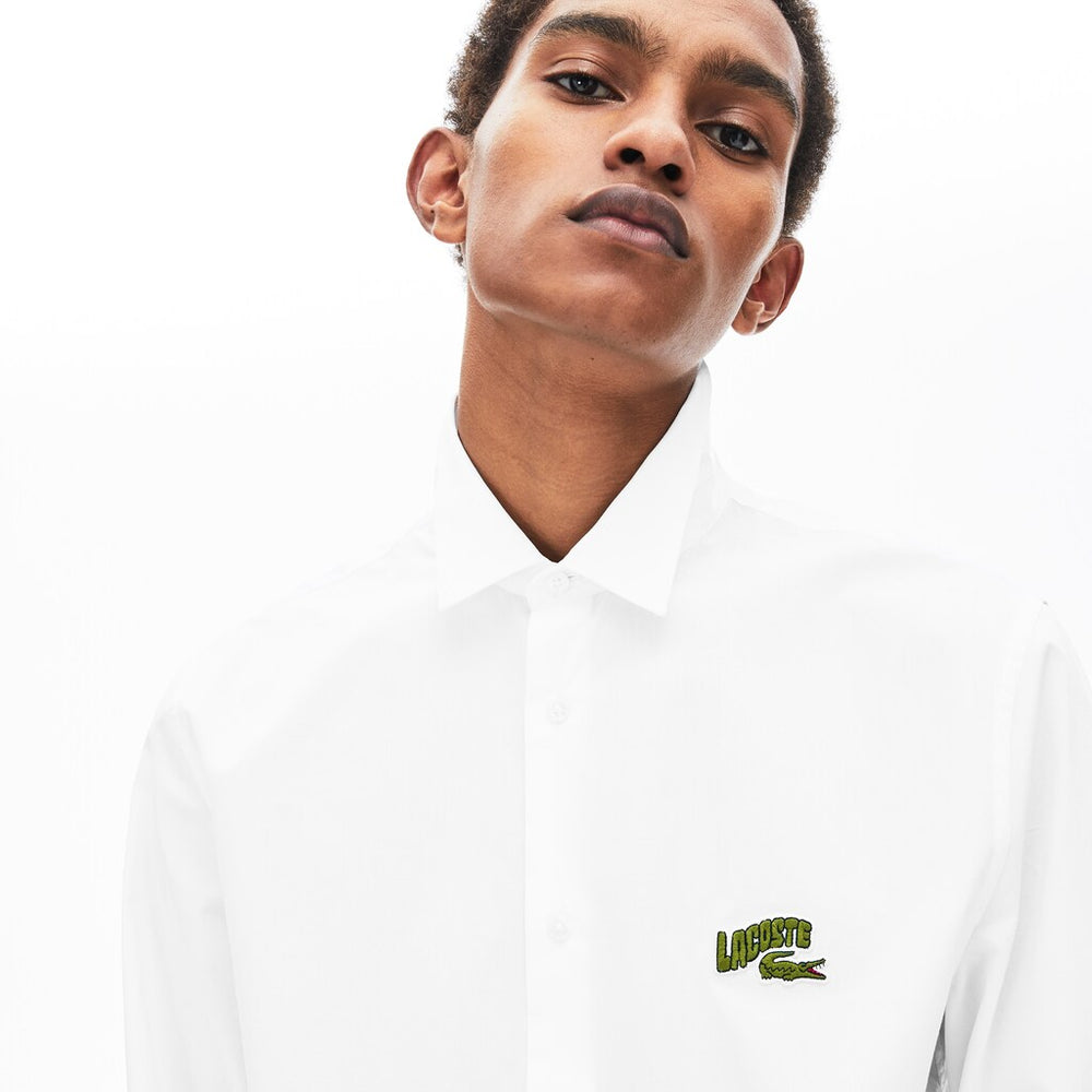 Regular Fit Badge Logo Shirt | Lacoste Mens