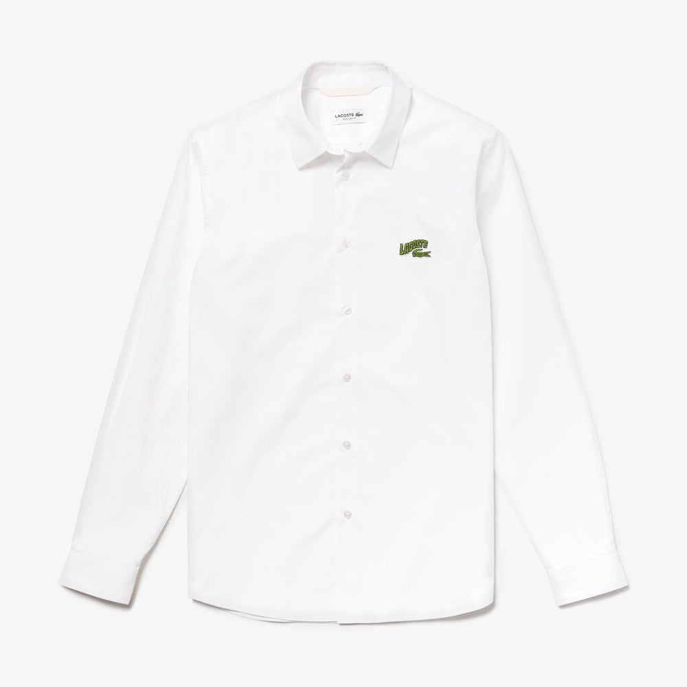 Regular Fit Badge Logo Shirt | Lacoste Mens