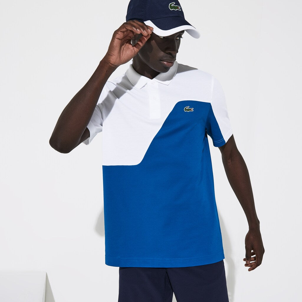 SPORT Two-Tone Breathable Piqué Golf Polo Shirt | Lacoste Mens