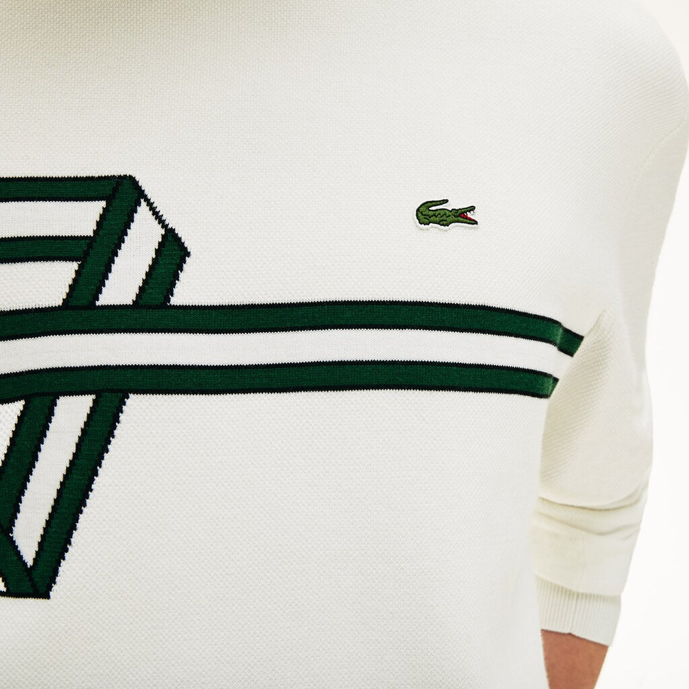Band Design Heritage Knit Sweater | Lacoste Mens