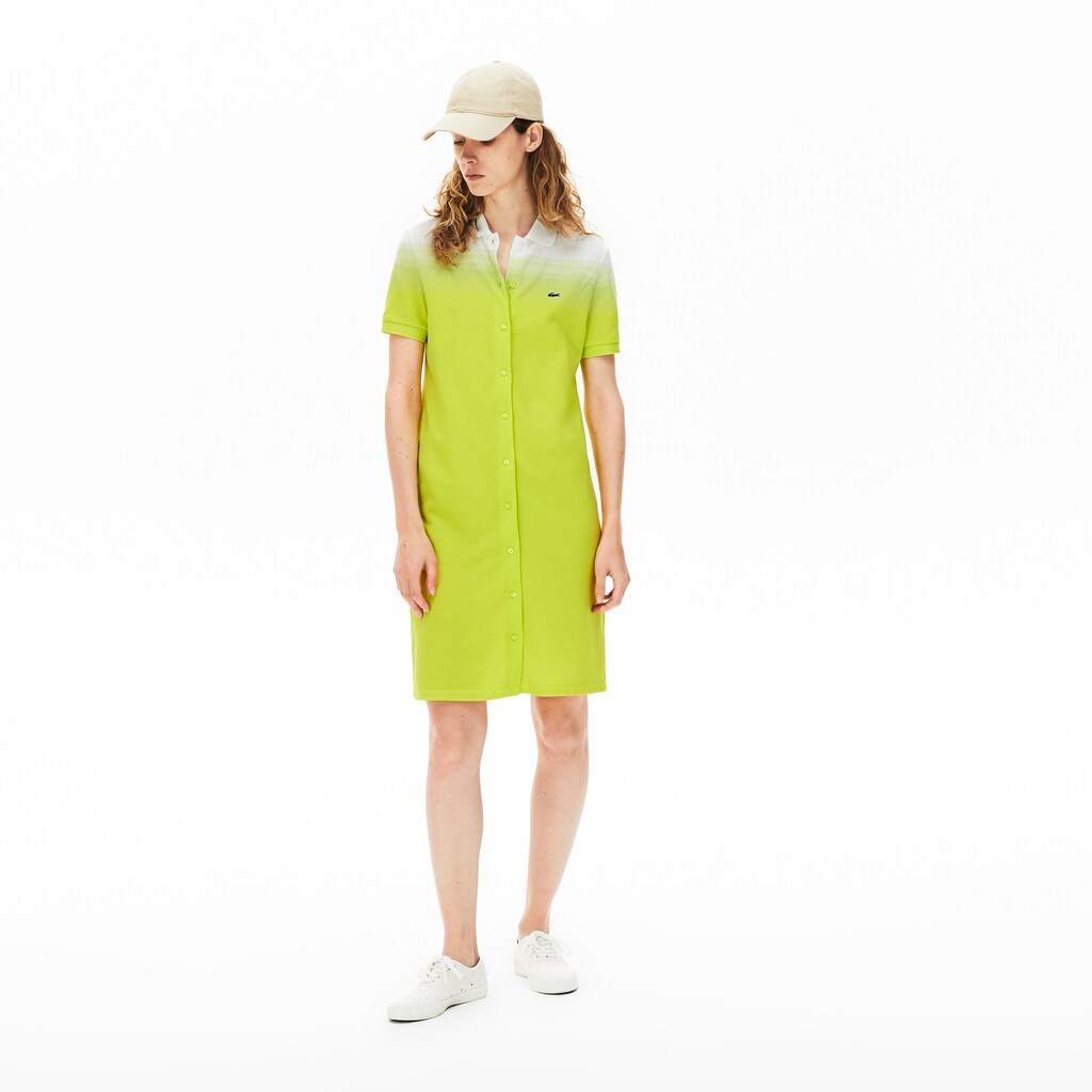Wo  Made in France Cotton Piqué Polo Dress | Lacoste Womens