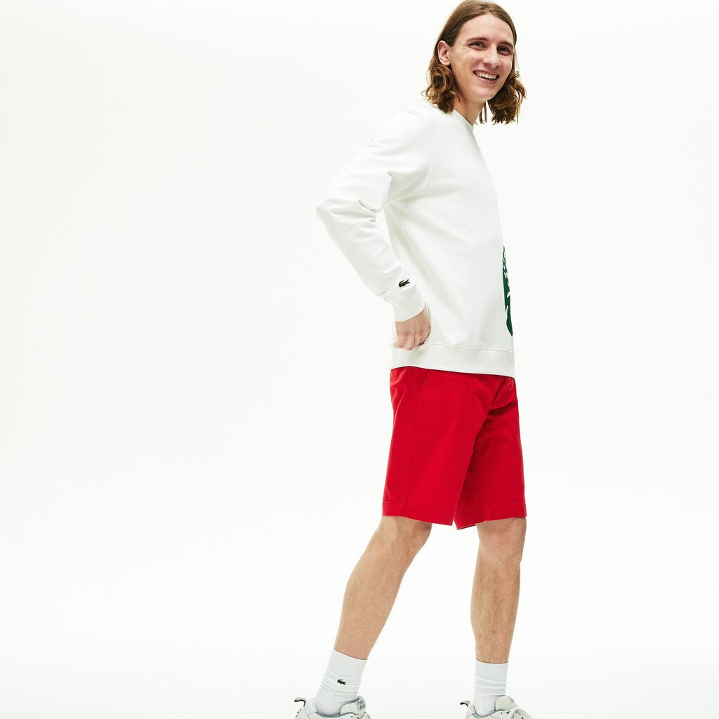 Slim Fit Stretch Gabardine Shorts | Lacoste Mens