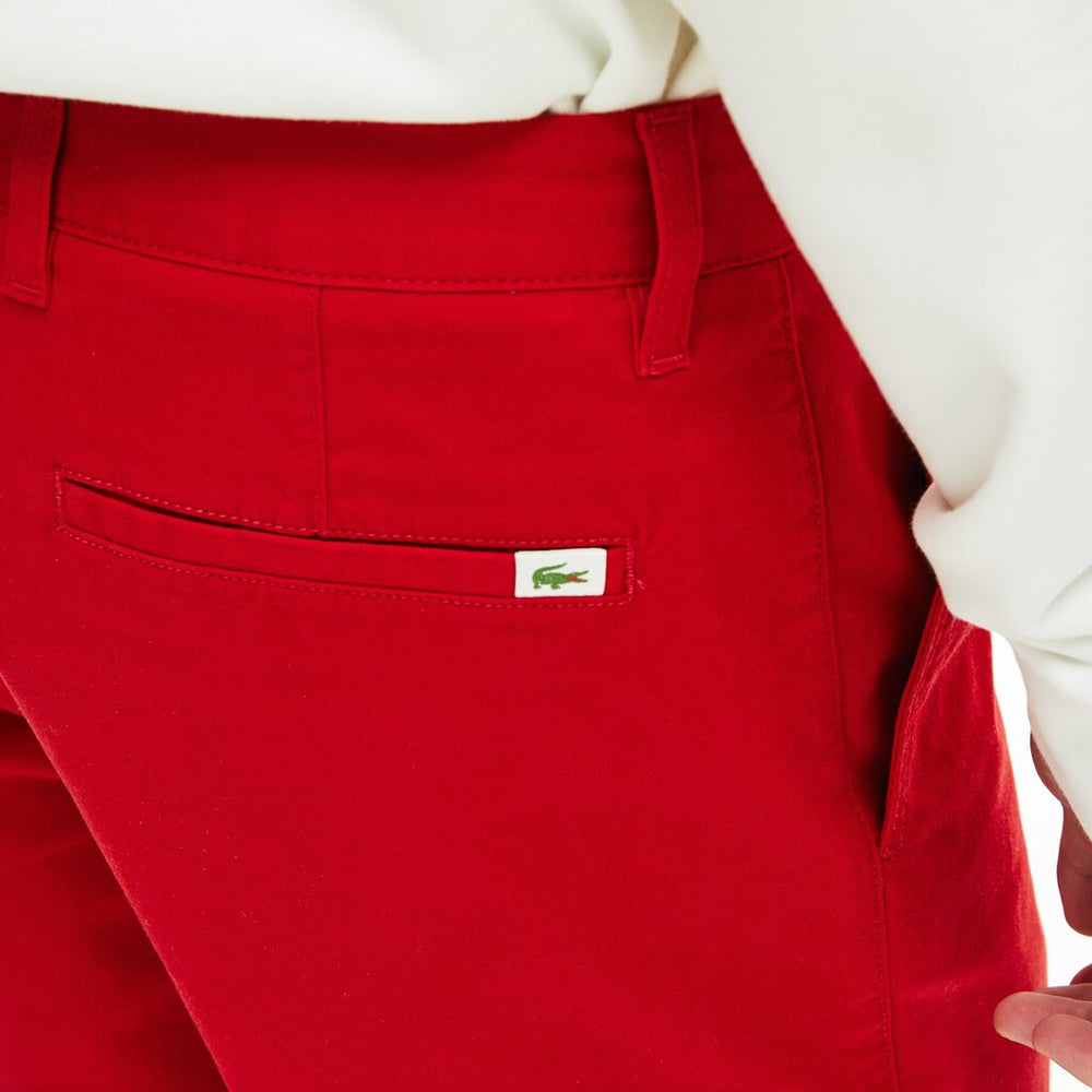 Slim Fit Stretch Gabardine Shorts | Lacoste Mens