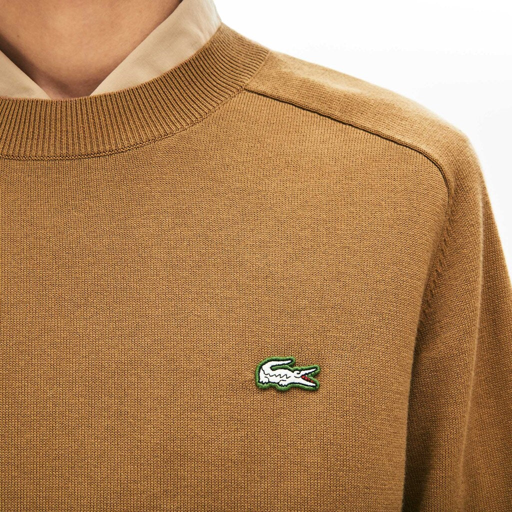 LIVE Cotton Crewneck Sweater | Lacoste Mens