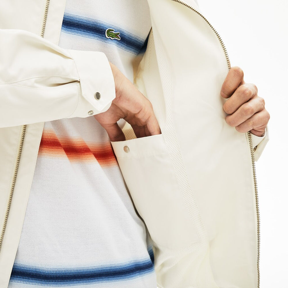 Lightweight Water-Resistant Zip Windbreaker | Lacoste Mens
