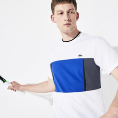 SPORT Mesh Inset Cotton T-shirt | Lacoste Mens