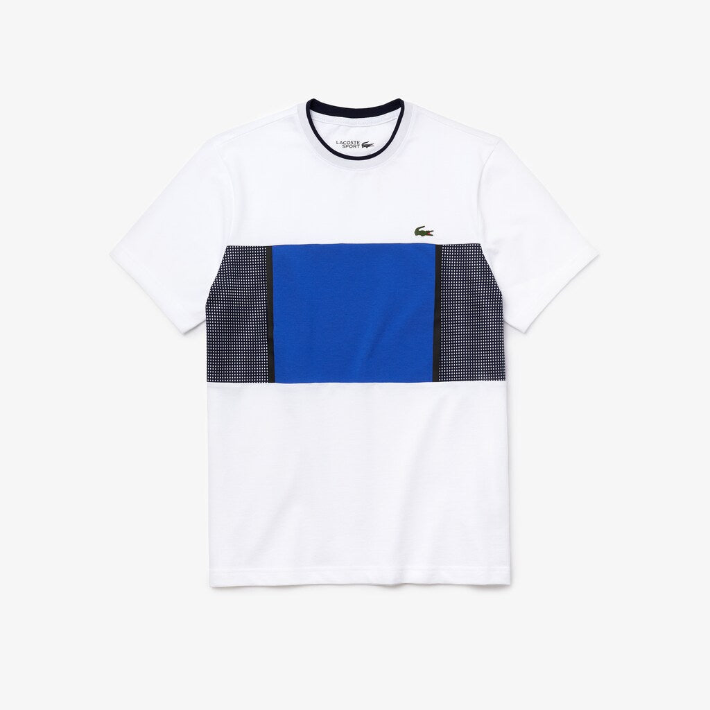 SPORT Mesh Inset Cotton T-shirt | Lacoste Mens