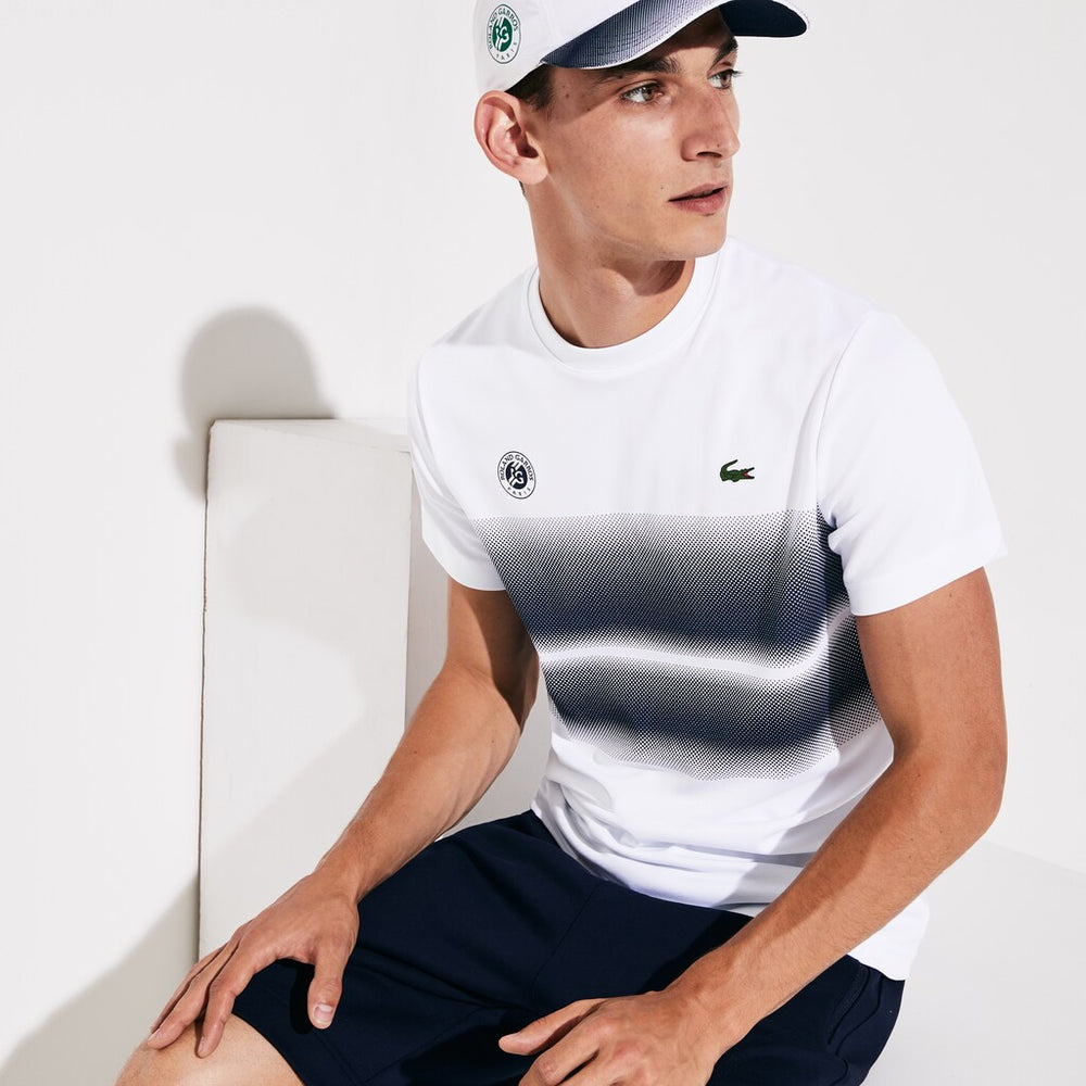 SPORT Roland Garros Breathable Ombré T-Shirt | Lacoste Mens