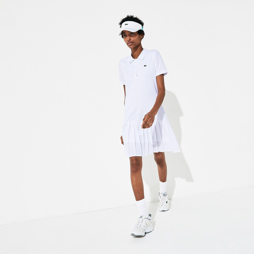 Wo  SPORT Roland Garros Pleated Polo Dress | Lacoste Womens