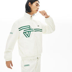 Print Band Zip Heritage Tracksuit Jacket | Lacoste Mens
