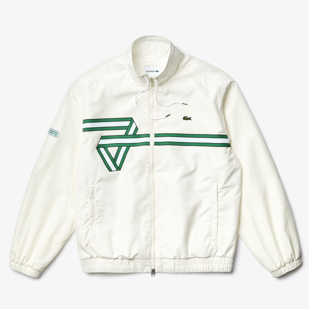 Print Band Zip Heritage Tracksuit Jacket | Lacoste Mens