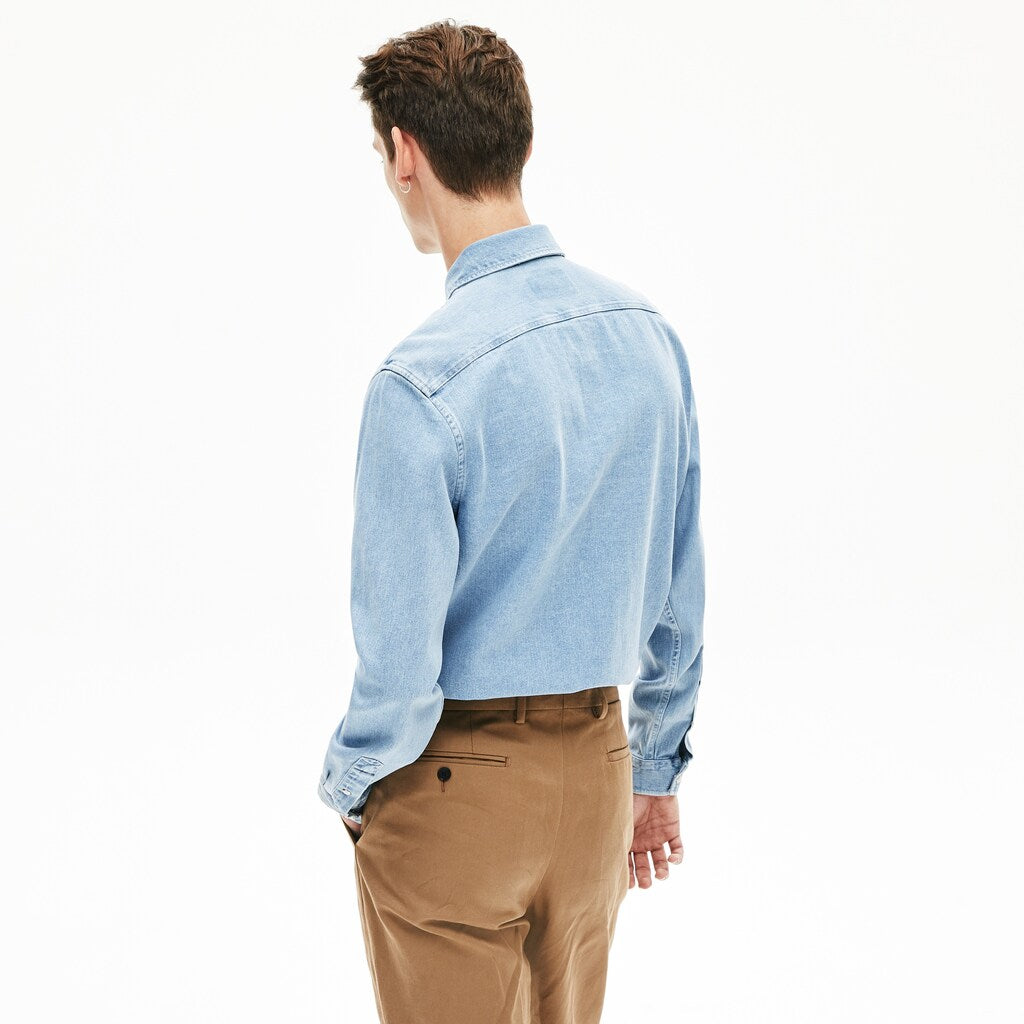 Snap Button Denim Shirt | Lacoste Mens