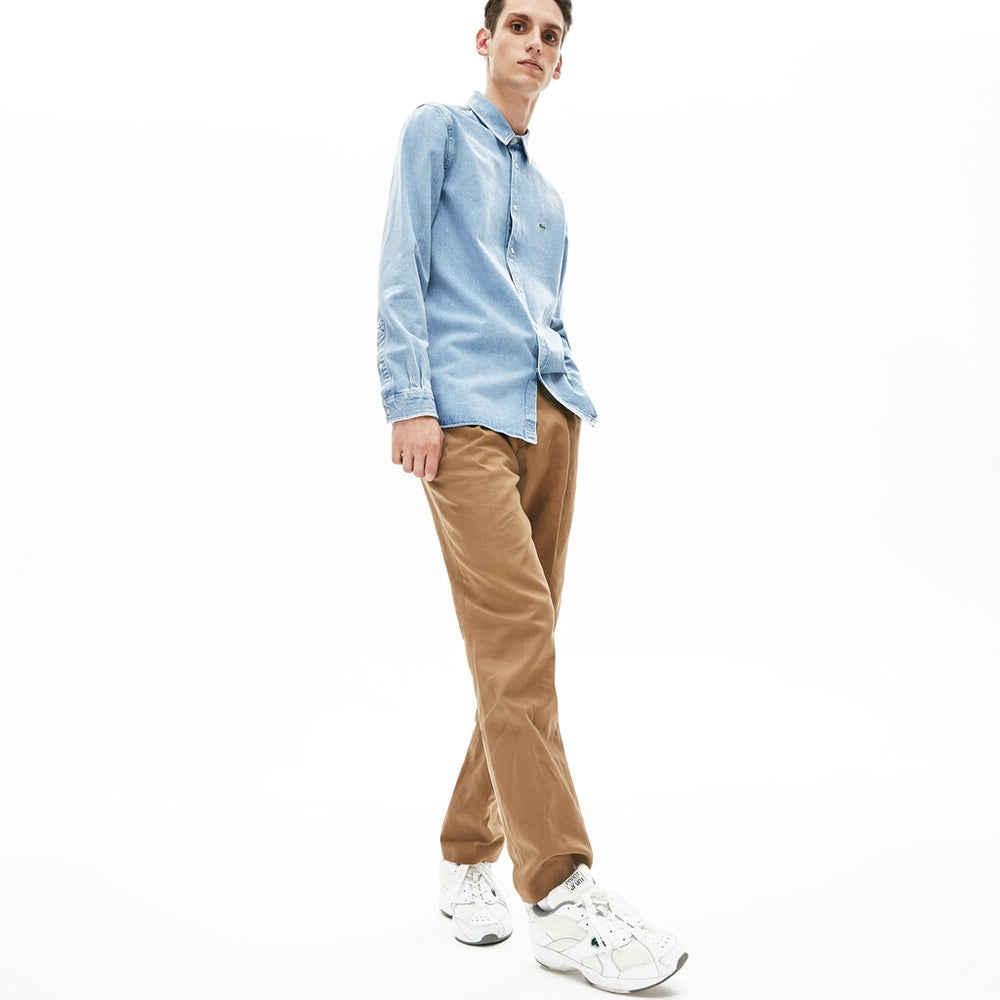 Snap Button Denim Shirt | Lacoste Mens