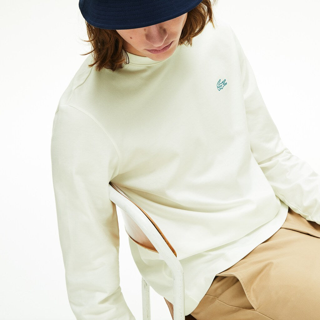 Reflective Croc Regular Fit Cotton T-shirt | Lacoste Mens
