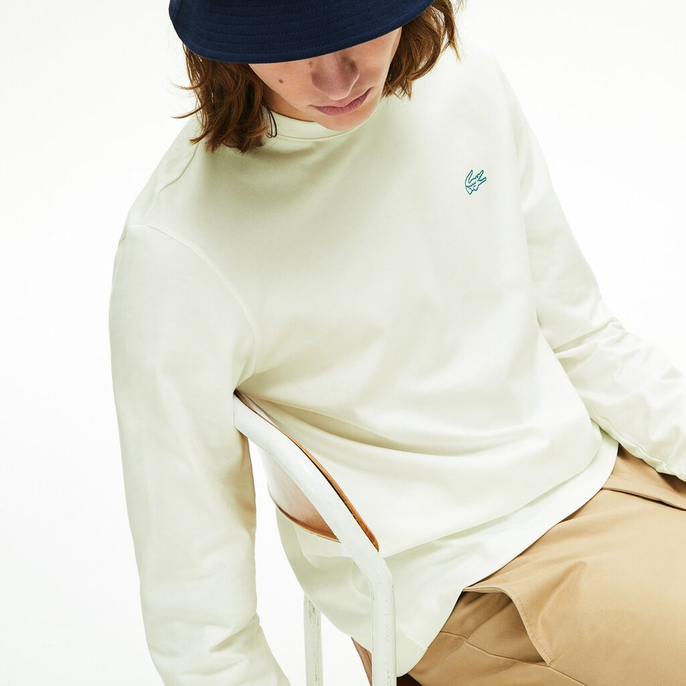 Reflective Croc Regular Fit Cotton T-shirt | Lacoste Mens