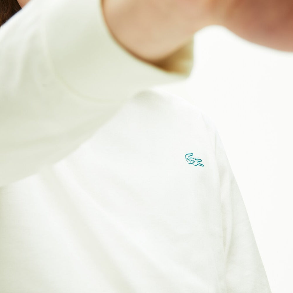 Reflective Croc Regular Fit Cotton T-shirt | Lacoste Mens