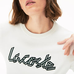 Wo  Cotton Crew Neck Sweater | Lacoste Womens