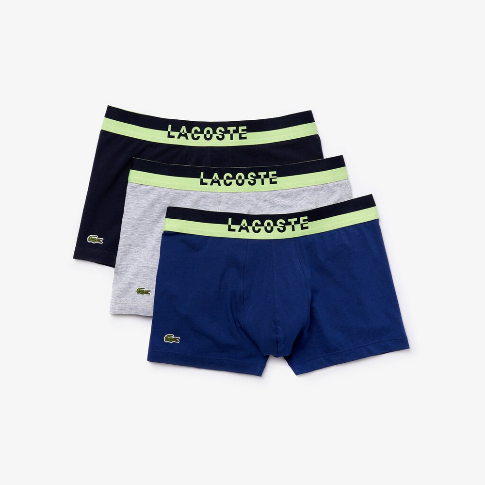 Pack Of 3 Casual Plain-Colored Boxers | Lacoste Mens