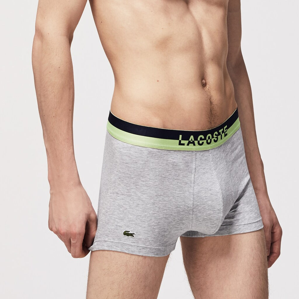 Pack Of 3 Casual Plain-Colored Boxers | Lacoste Mens