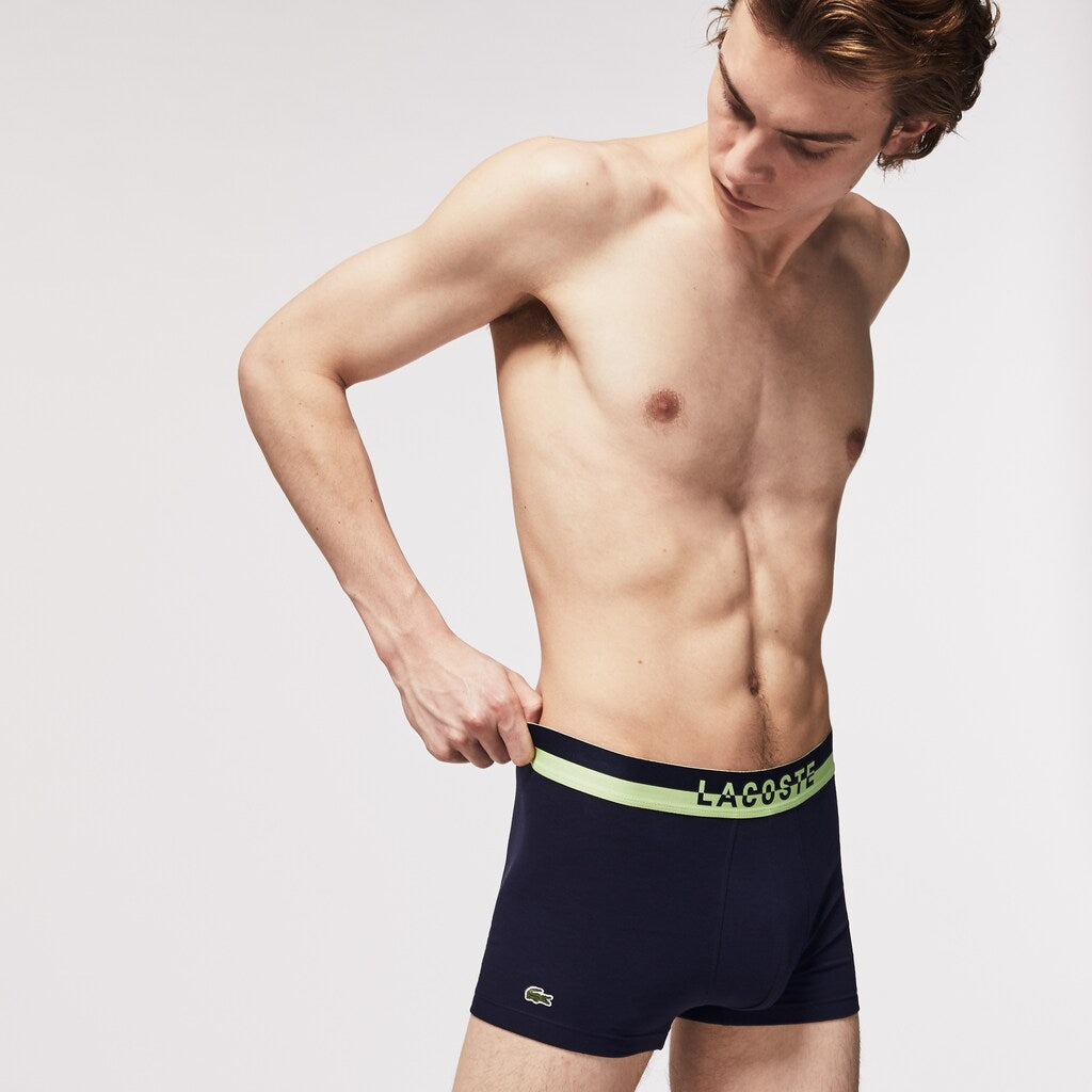 Pack Of 3 Casual Plain-Colored Boxers | Lacoste Mens