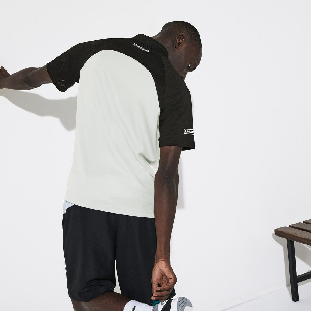 SPORT Colorblock Breathable Piqué Tennis Polo Shirt | Lacoste Mens