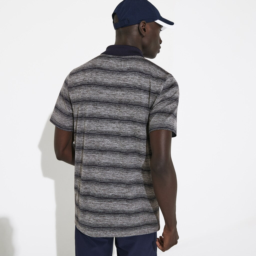 SPORT Striped Breathable Golf Polo Shirt | Lacoste Mens