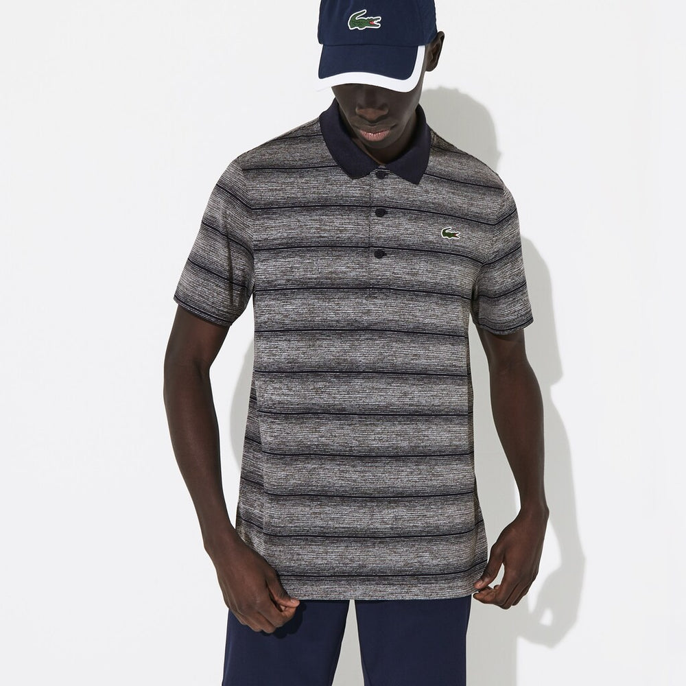 SPORT Striped Breathable Golf Polo Shirt | Lacoste Mens