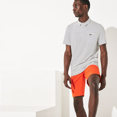 SPORT Breathable Striped Golf Polo Shirt | Lacoste Mens