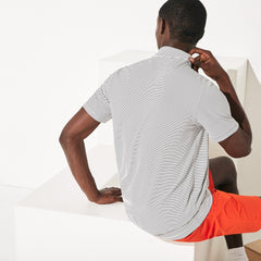 SPORT Breathable Striped Golf Polo Shirt | Lacoste Mens