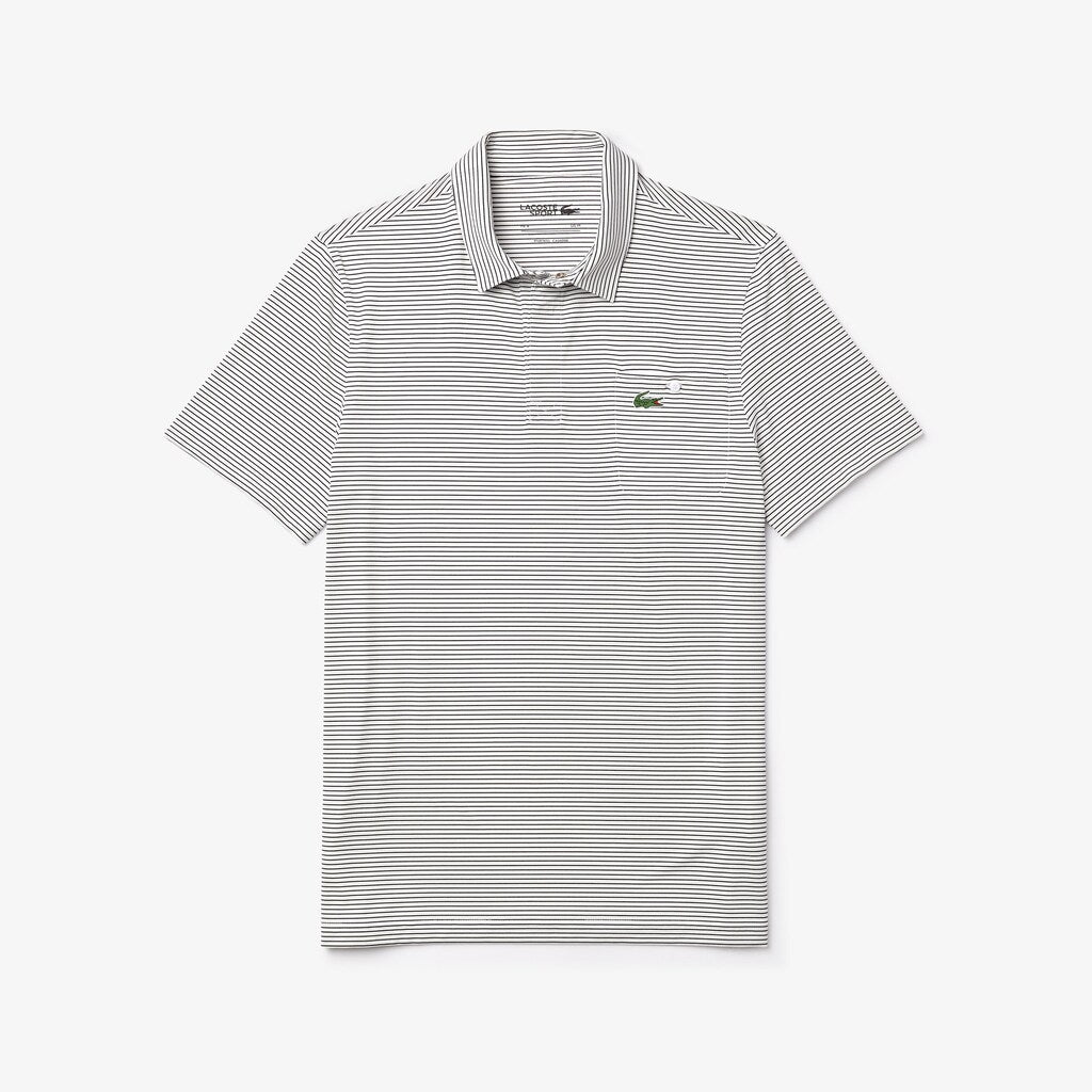 SPORT Breathable Striped Golf Polo Shirt | Lacoste Mens