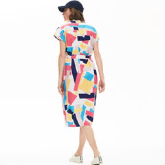 Wo  Abstract-Print  Shirtdress | Lacoste Womens