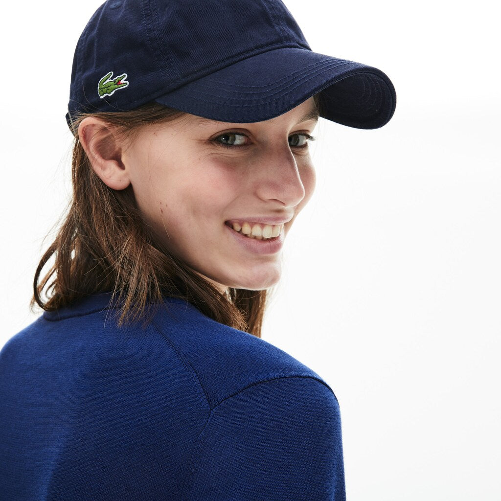 Wo  Colorblock Cotton V-neck Sweater | Lacoste Womens